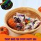 Wrapables Transparent Self-Adhesive 4" x 4" Candy and Cookie Bags for Party Favors, Trick or Treating (100pcs), Halloween